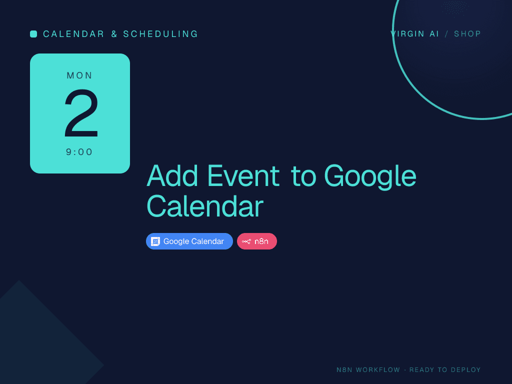 Add Event to Google Calendar
