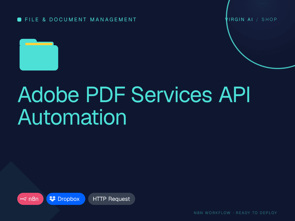 Adobe PDF Services API Automation