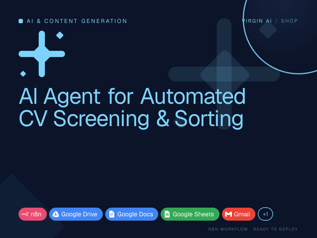 AI Agent for Automated CV Screening & Sorting