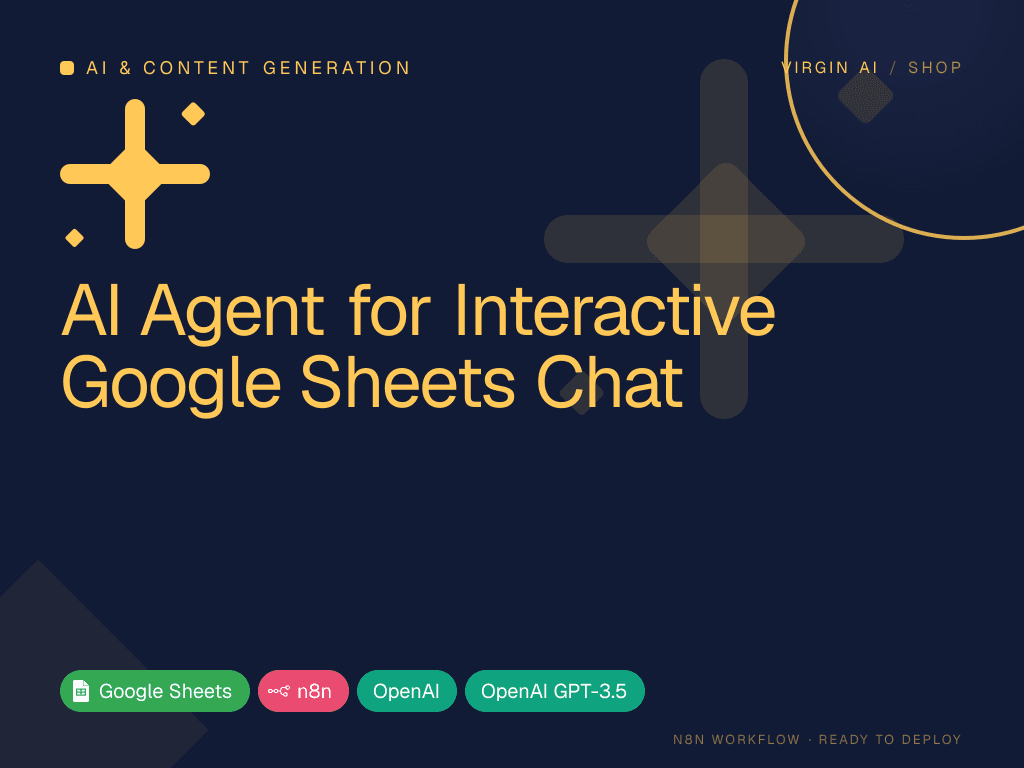 AI Agent for Interactive Google Sheets Chat