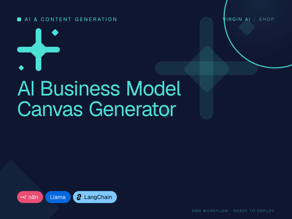 AI Business Model Canvas Generator