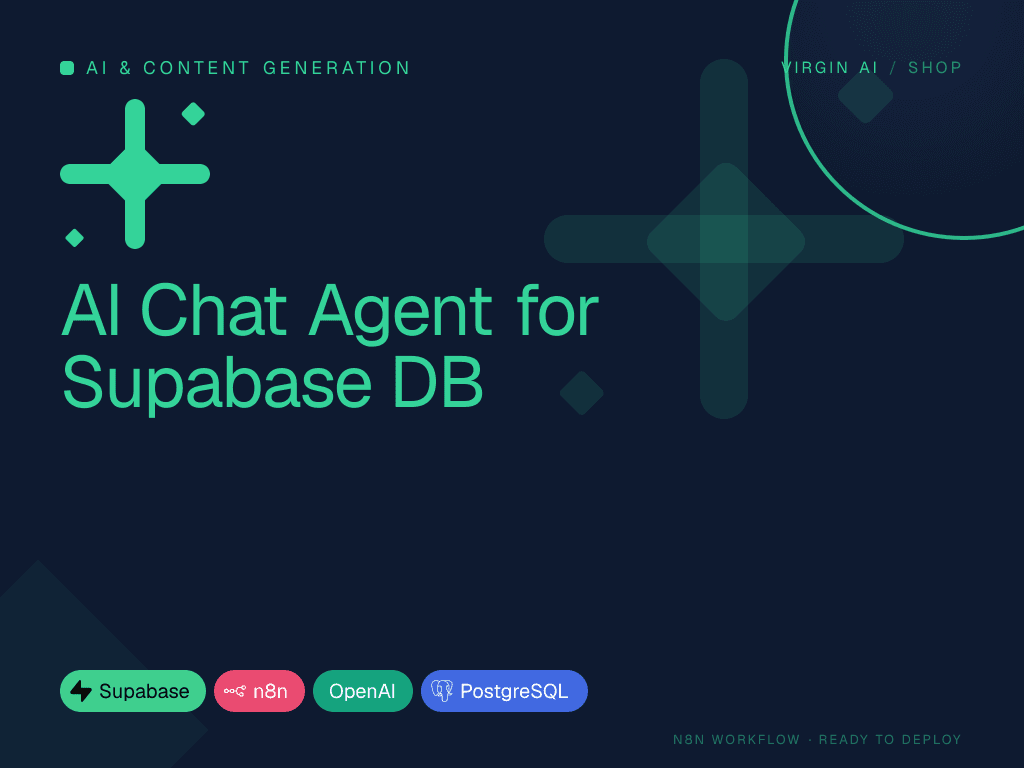 AI Chat Agent for Supabase DB