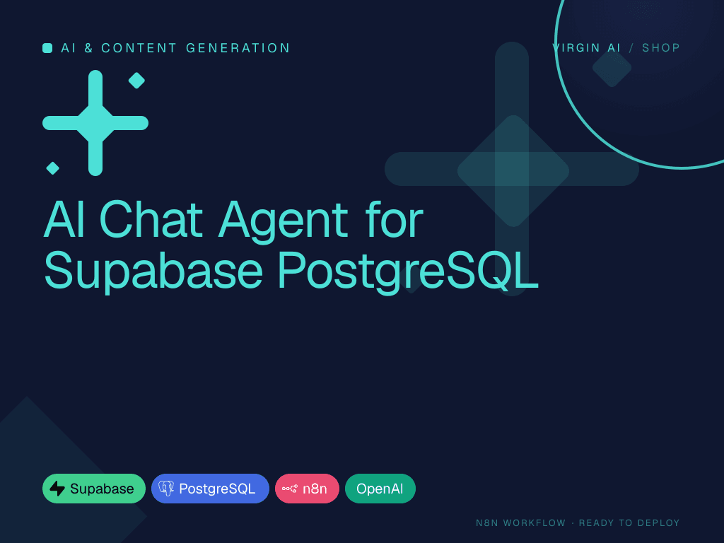 AI Chat Agent for Supabase PostgreSQL