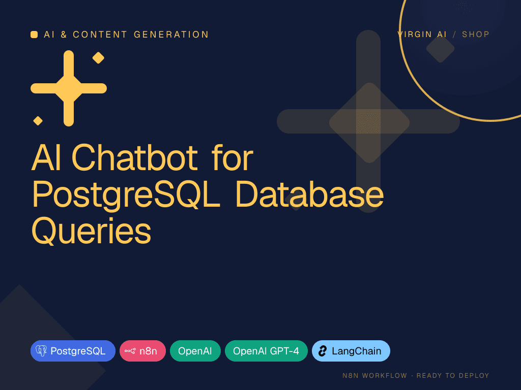 AI Chatbot for PostgreSQL Database Queries