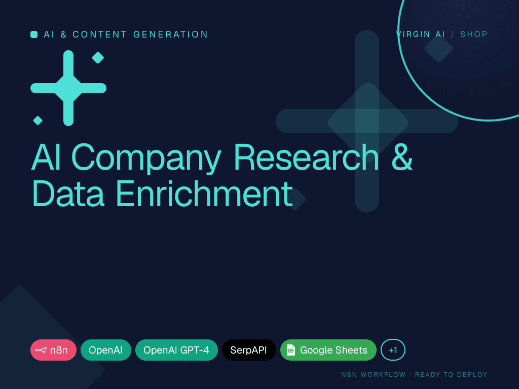 AI Company Research & Data Enrichment