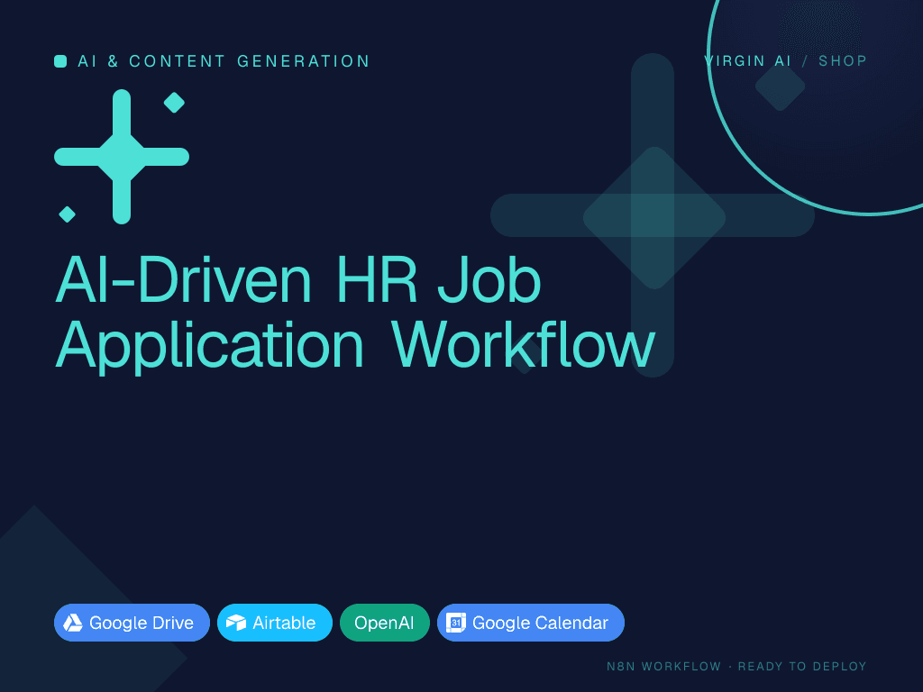 AI-Driven HR Job Application Workflow