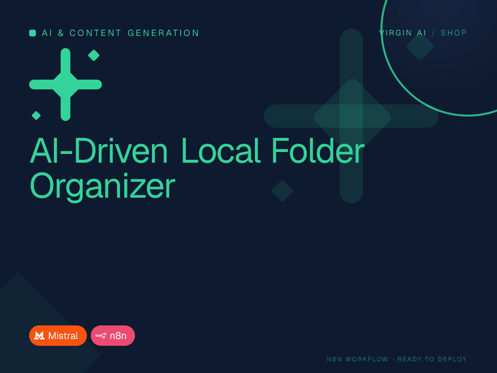 AI-Driven Local Folder Organizer
