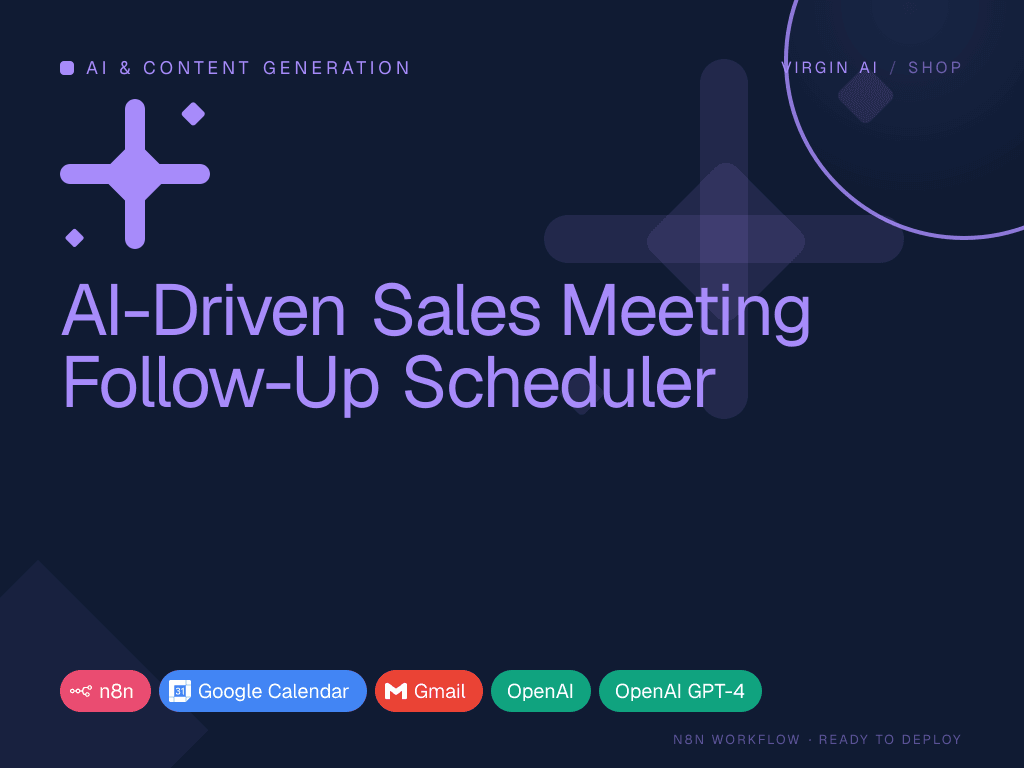 AI-Driven Sales Meeting Follow-Up Scheduler