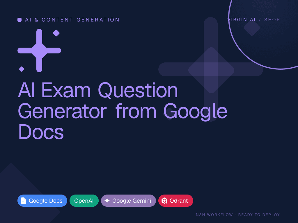 AI Exam Question Generator from Google Docs