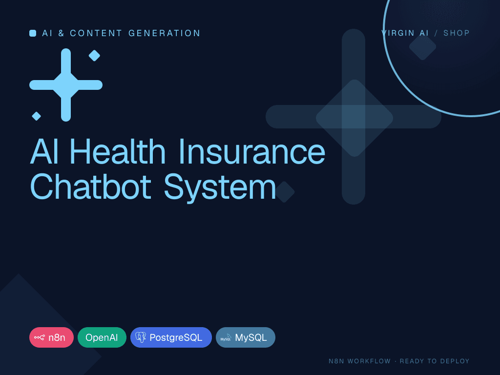 AI Health Insurance Chatbot System