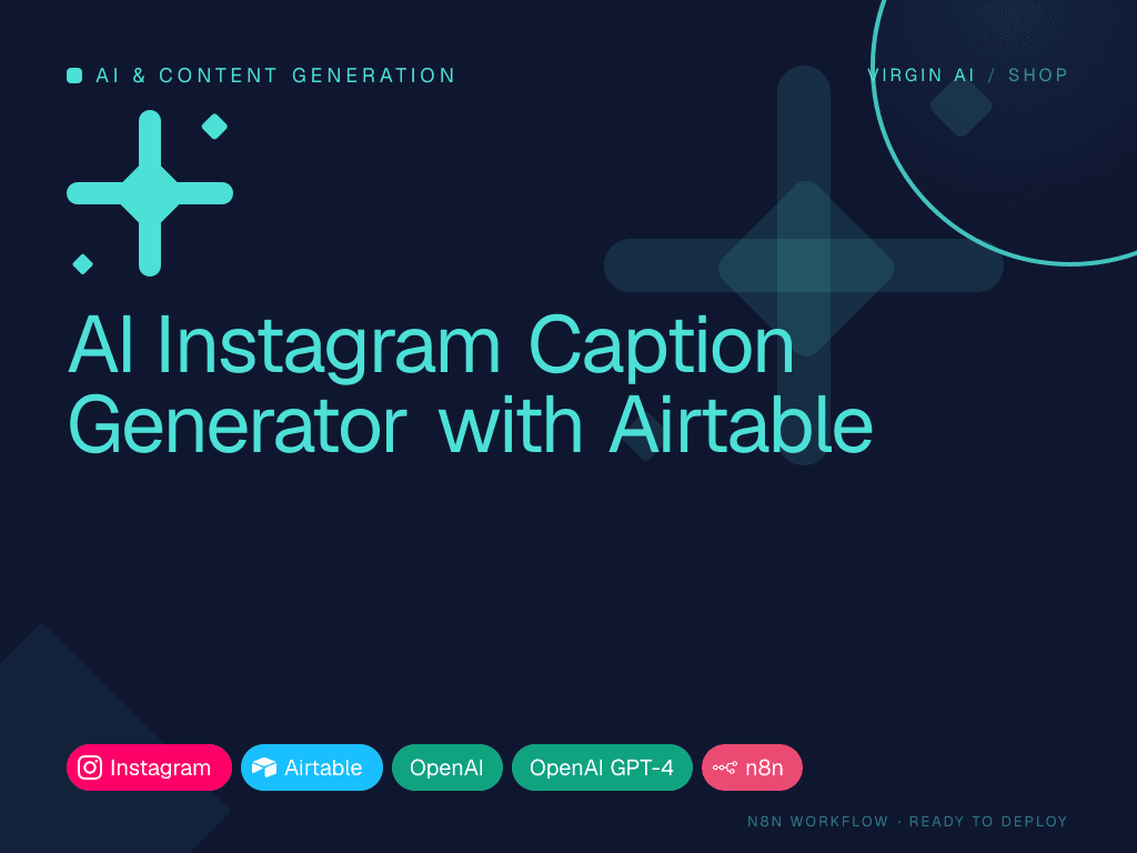 AI Instagram Caption Generator with Airtable