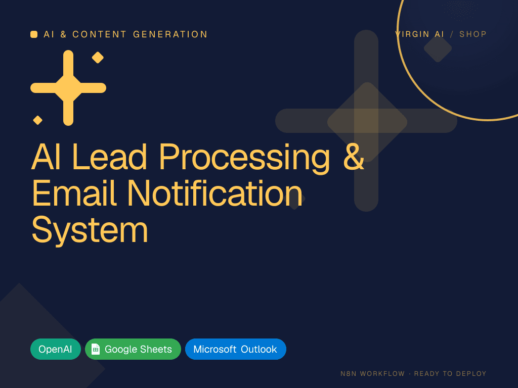 AI Lead Processing & Email Notification System