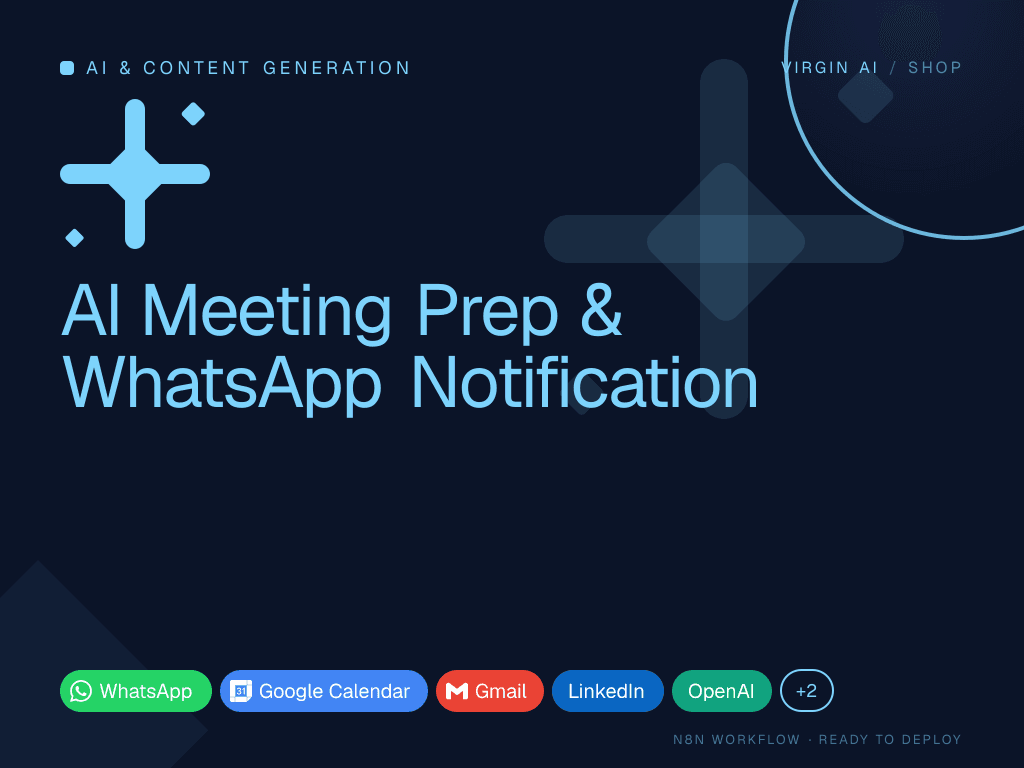AI Meeting Prep & WhatsApp Notification