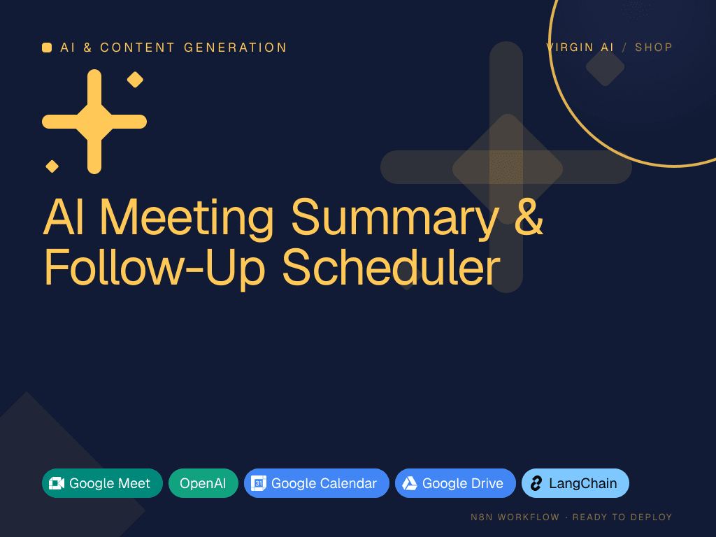 AI Meeting Summary & Follow-Up Scheduler