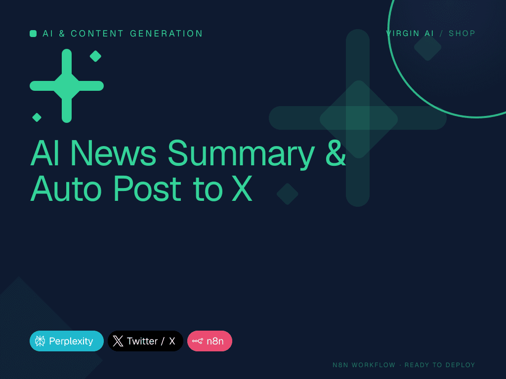 AI News Summary & Auto Post to X