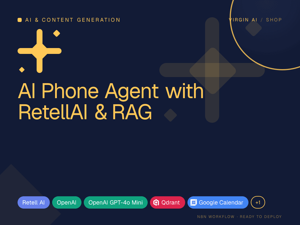 AI Phone Agent with RetellAI & RAG