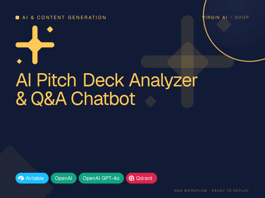 AI Pitch Deck Analyzer & Q&A Chatbot