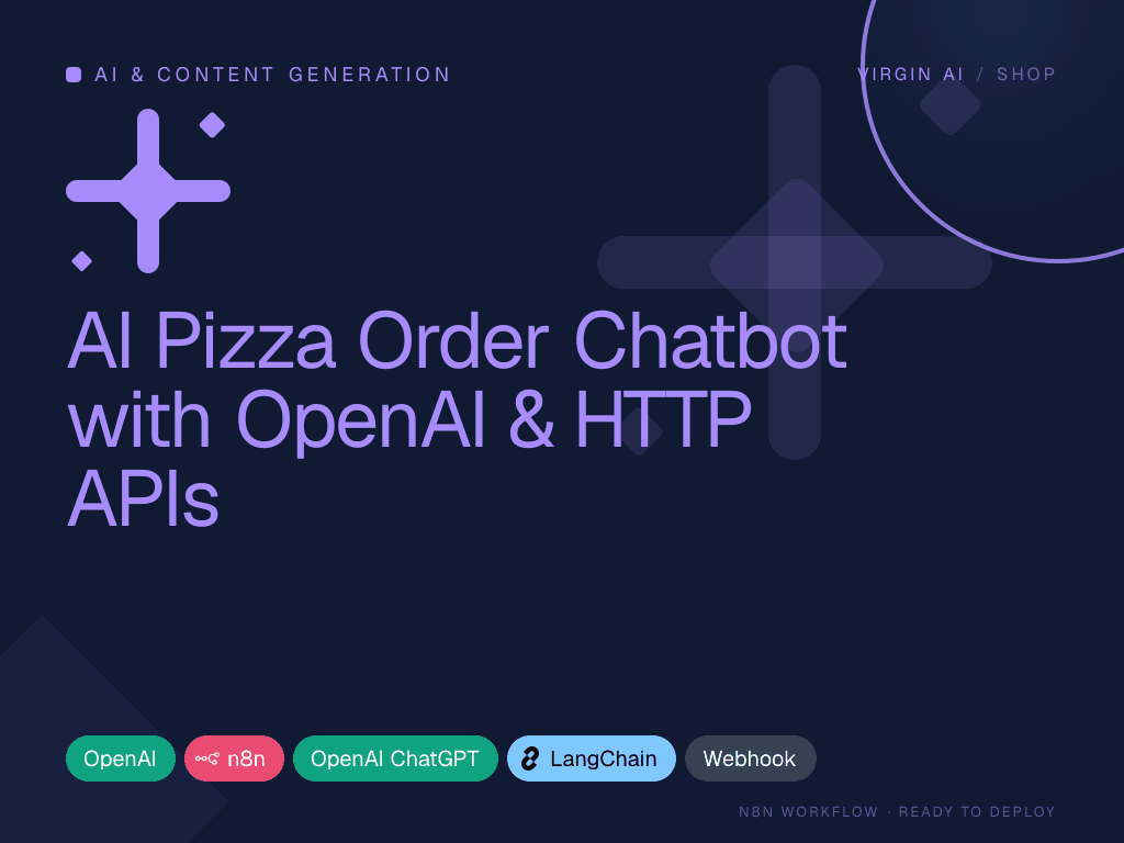 AI Pizza Order Chatbot with OpenAI & HTTP APIs