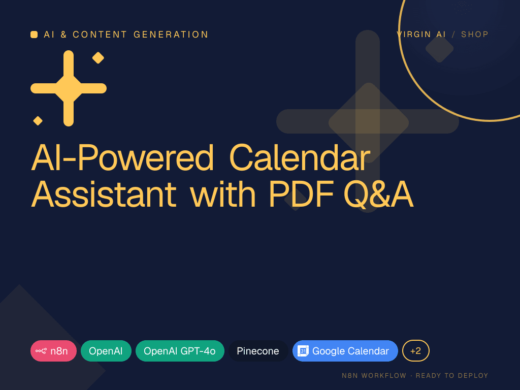AI-Powered Calendar Assistant with PDF Q&A