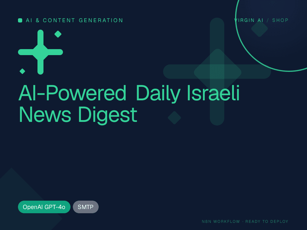 AI-Powered Daily Israeli News Digest