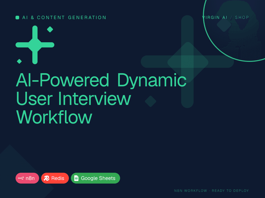 AI-Powered Dynamic User Interview Workflow
