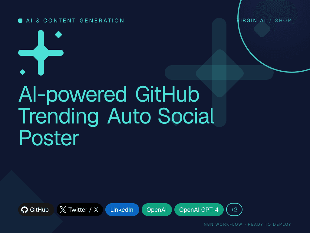 AI-powered GitHub Trending Auto Social Poster