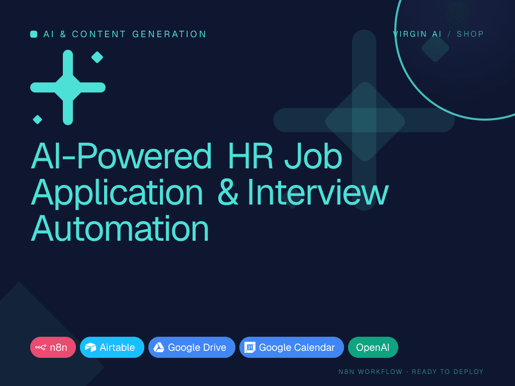 AI-Powered HR Job Application & Interview Automation