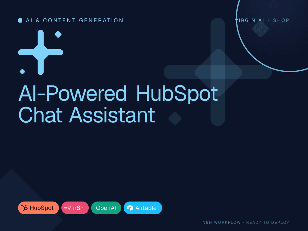 AI-Powered HubSpot Chat Assistant