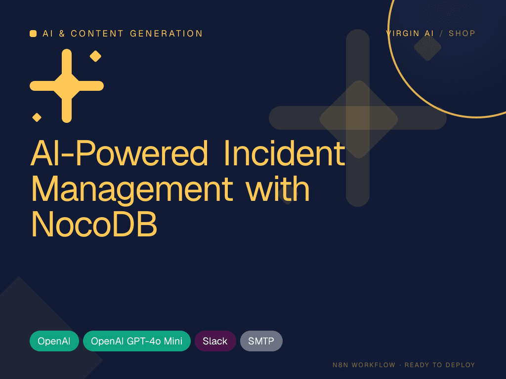 AI-Powered Incident Management with NocoDB