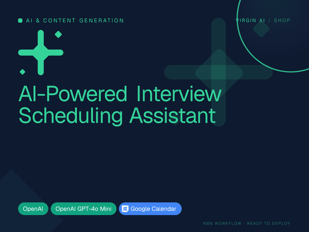 AI-Powered Interview Scheduling Assistant