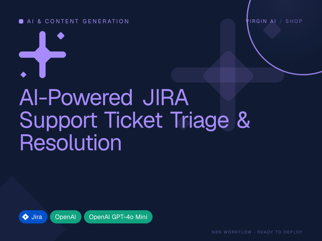 AI-Powered JIRA Support Ticket Triage & Resolution