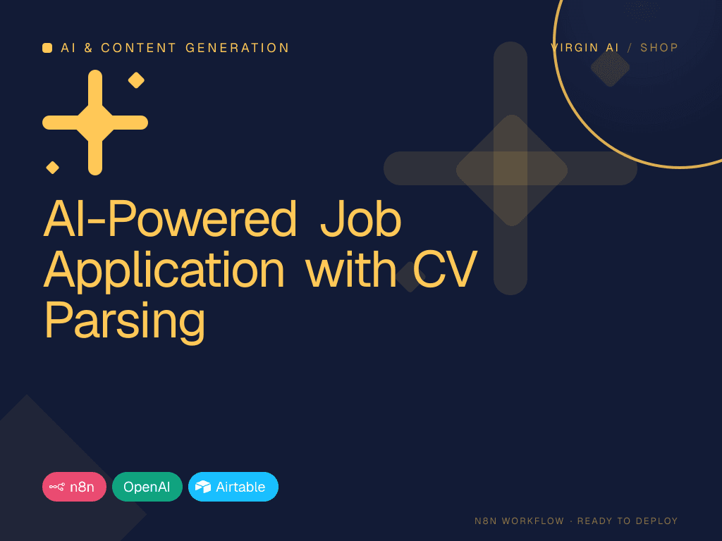 AI-Powered Job Application with CV Parsing