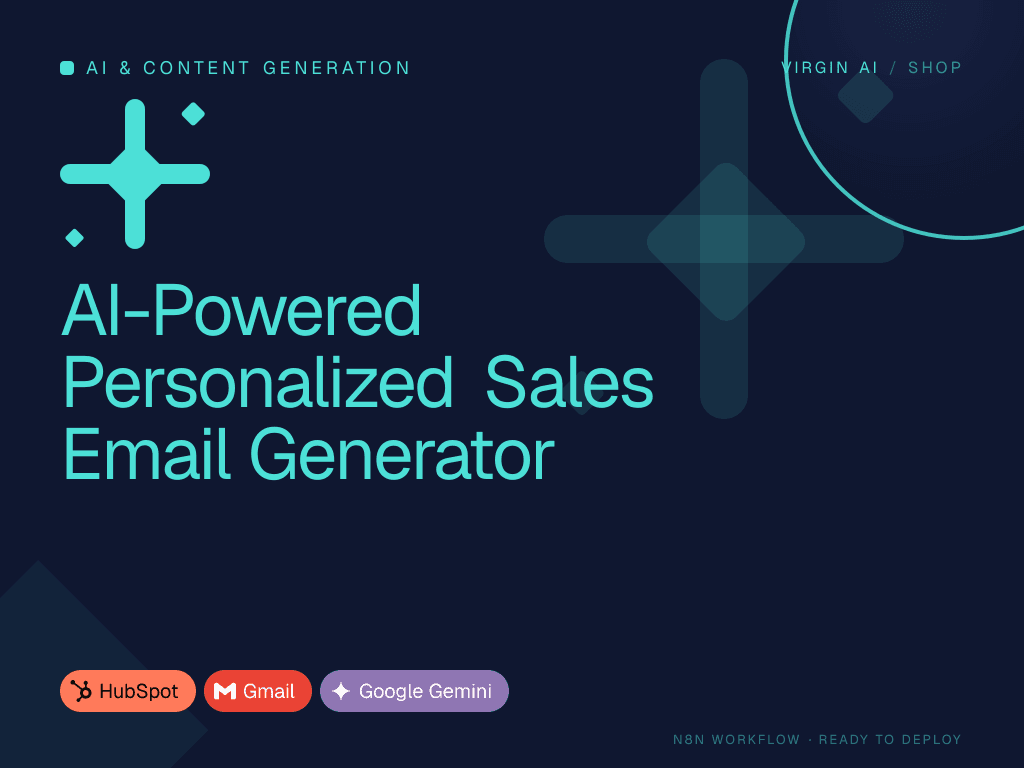 AI-Powered Personalized Sales Email Generator