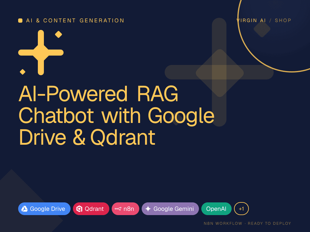 AI-Powered RAG Chatbot with Google Drive & Qdrant