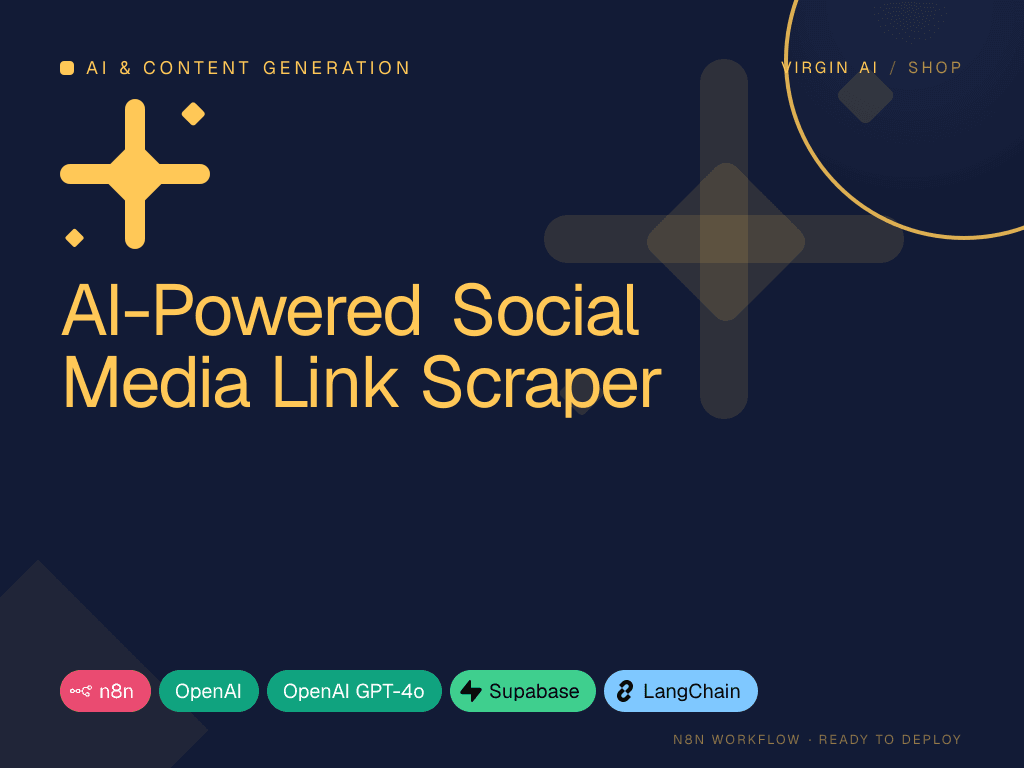 AI-Powered Social Media Link Scraper