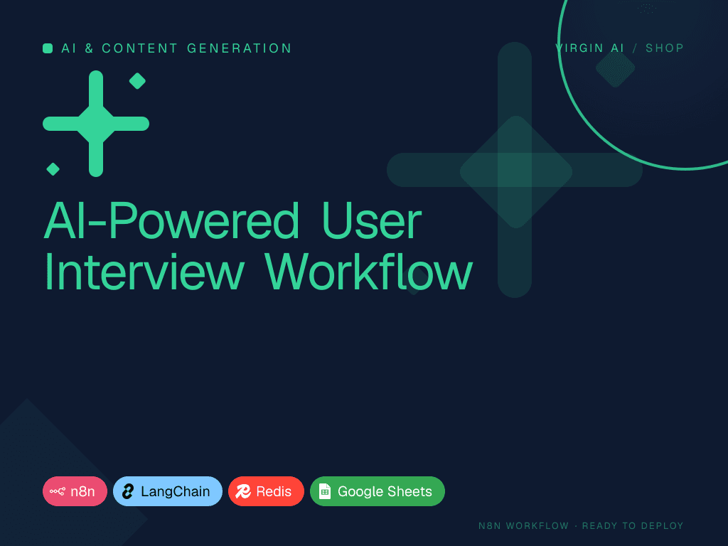 AI-Powered User Interview Workflow