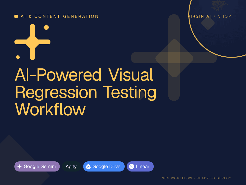 AI-Powered Visual Regression Testing Workflow