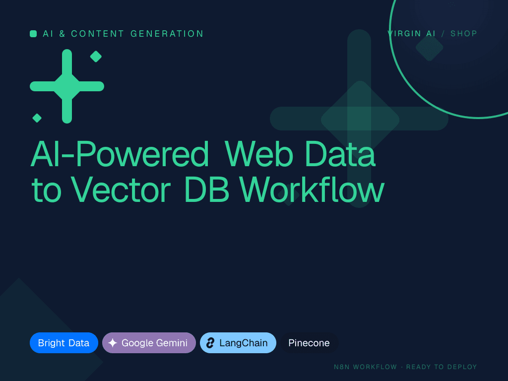 AI-Powered Web Data to Vector DB Workflow