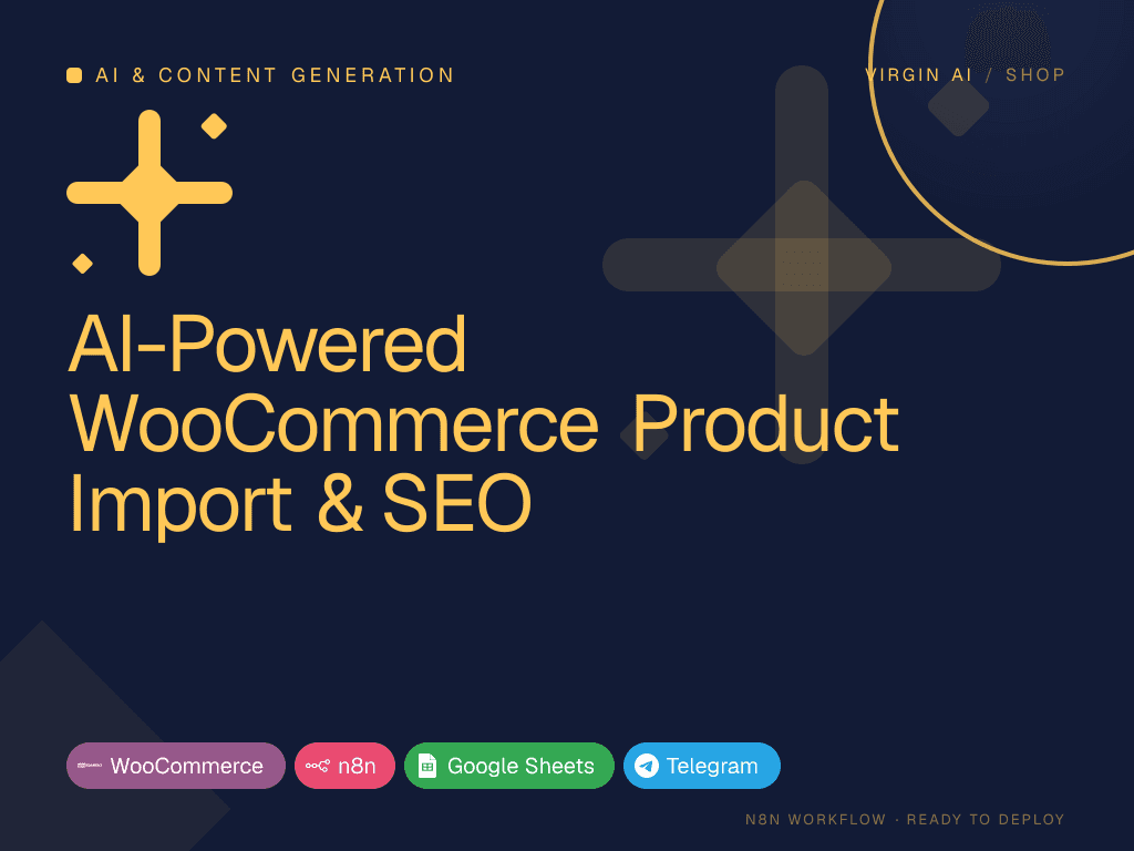 AI-Powered WooCommerce Product Import & SEO