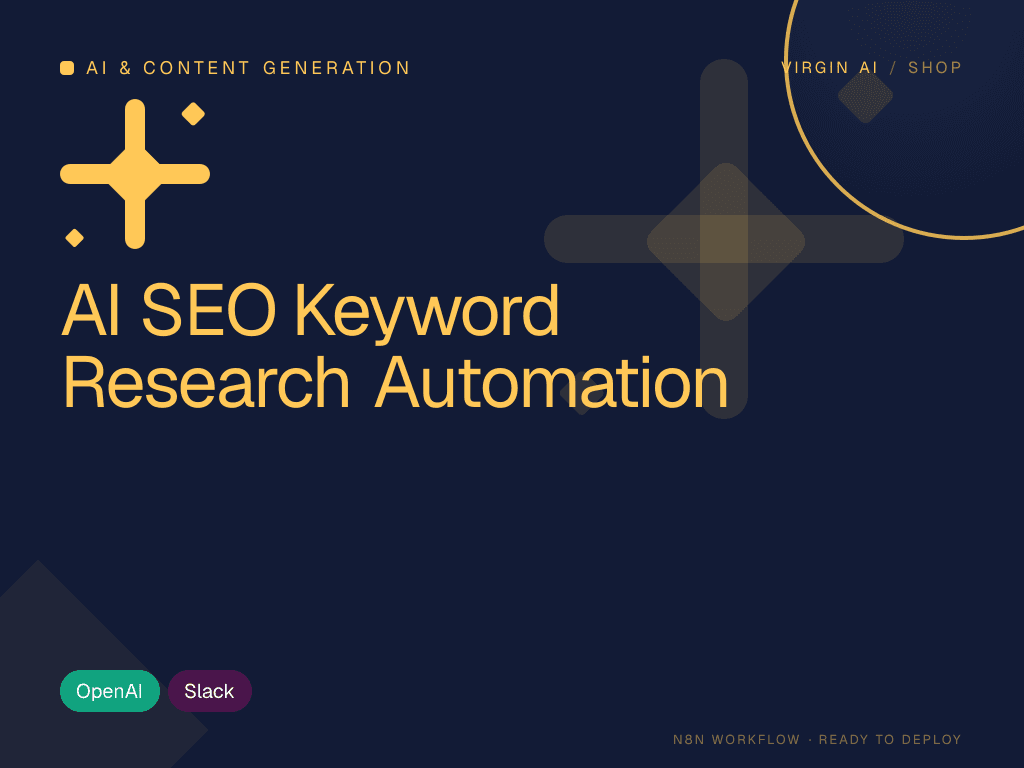 AI SEO Keyword Research Automation