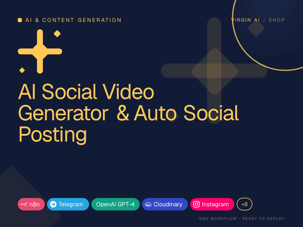 AI Social Video Generator & Auto Social Posting