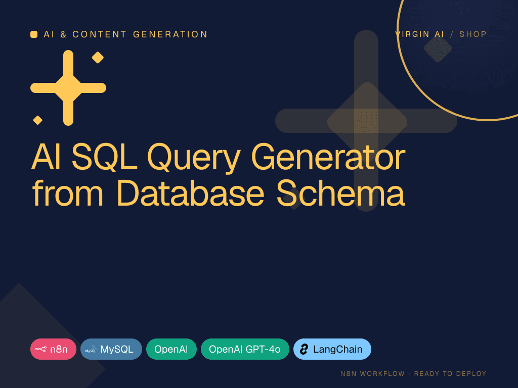 AI SQL Query Generator from Database Schema