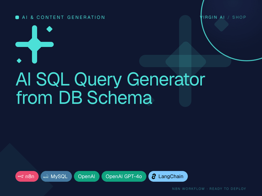 AI SQL Query Generator from DB Schema
