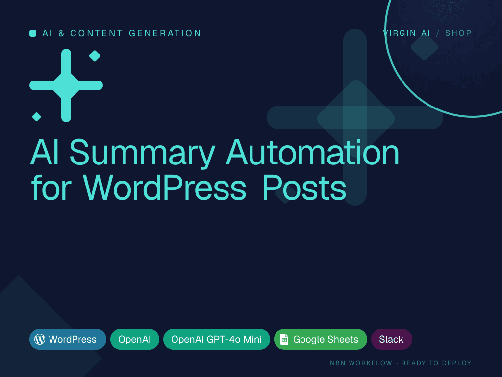 AI Summary Automation for WordPress Posts