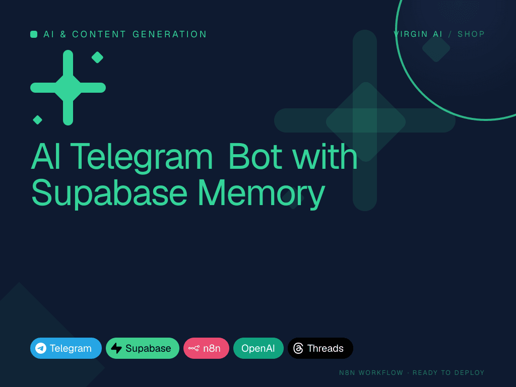 AI Telegram Bot with Supabase Memory