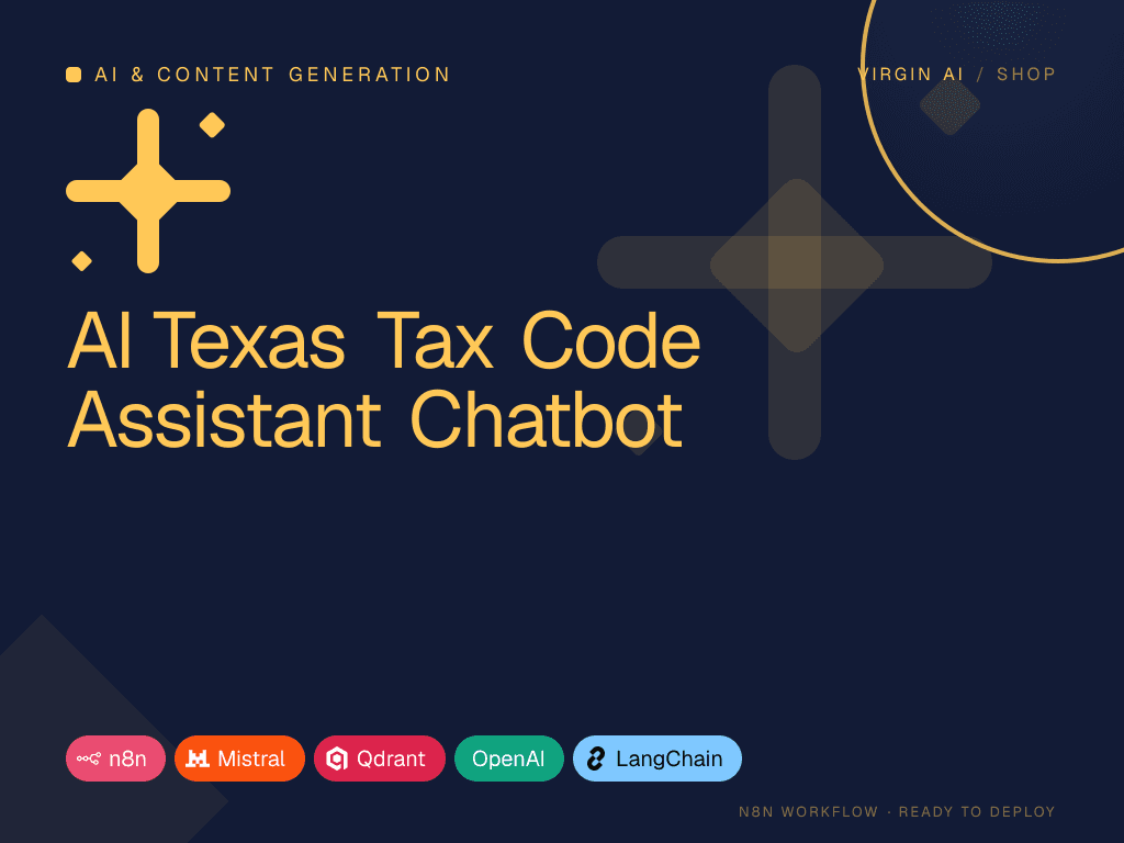 AI Texas Tax Code Assistant Chatbot