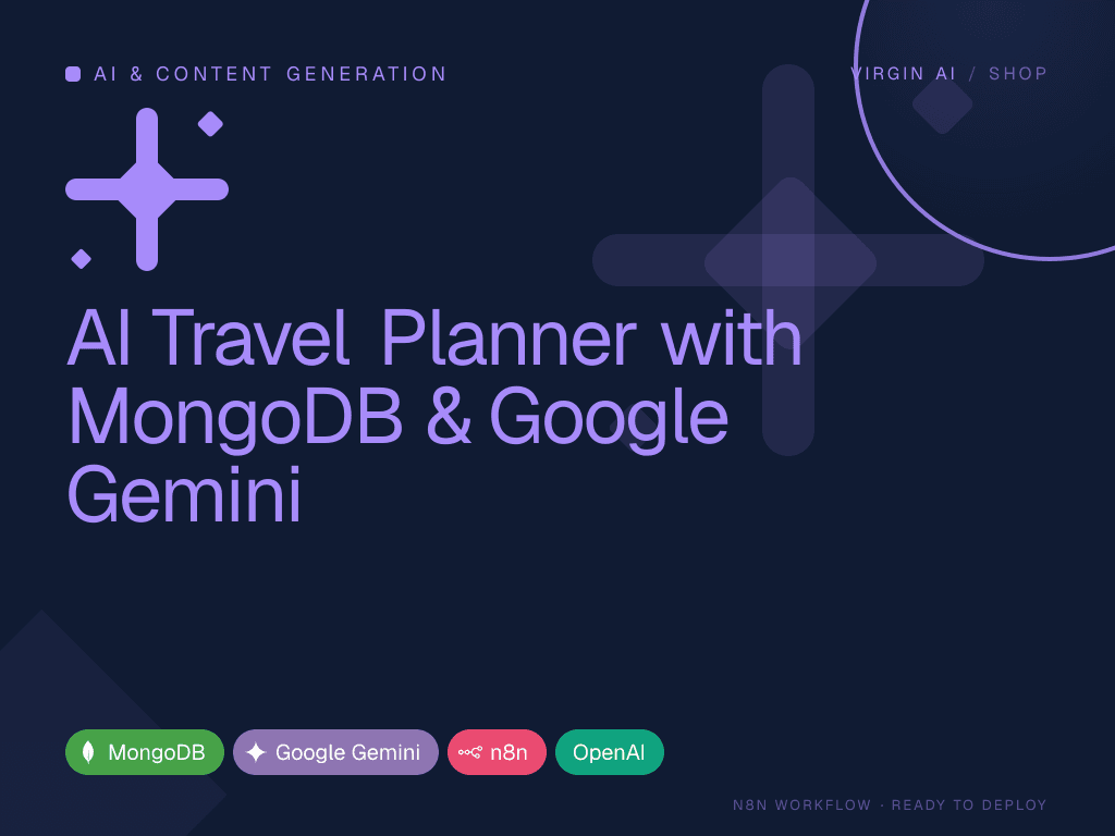 AI Travel Planner with MongoDB & Google Gemini