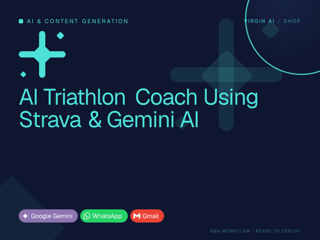 AI Triathlon Coach Using Strava & Gemini AI