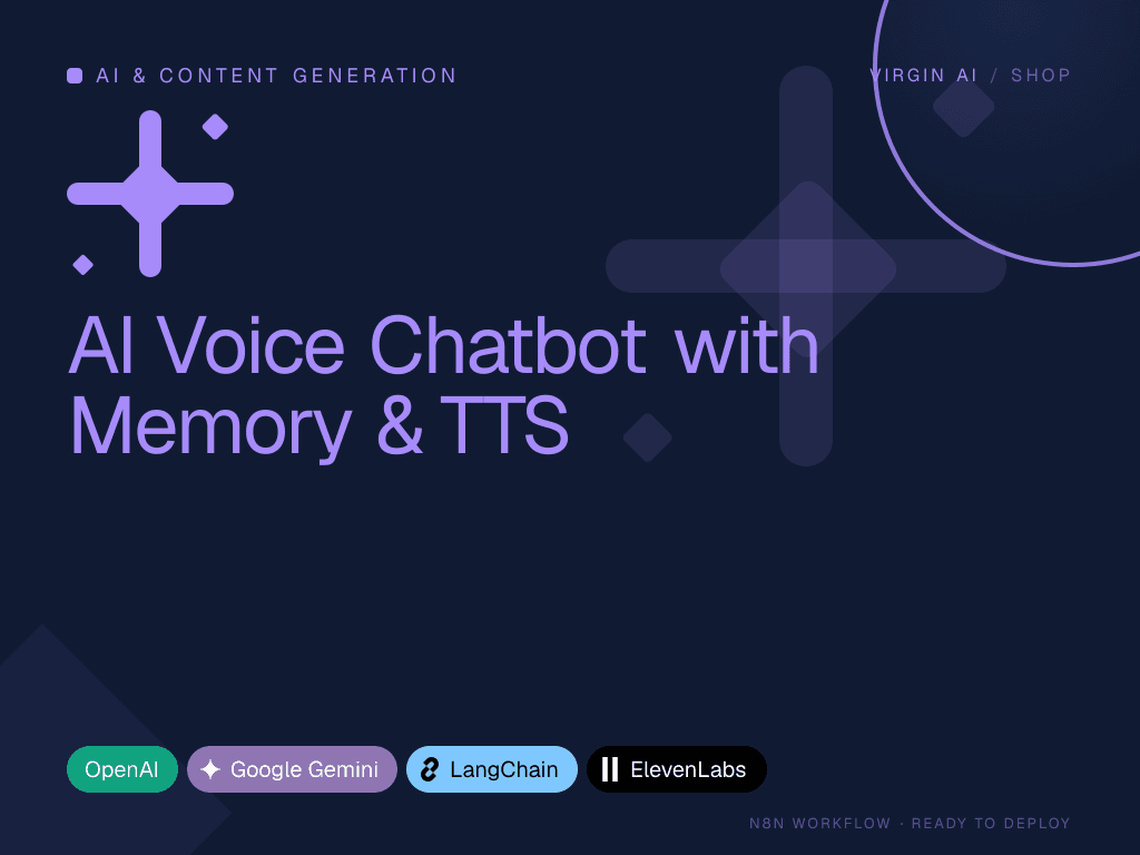 AI Voice Chatbot with Memory & TTS