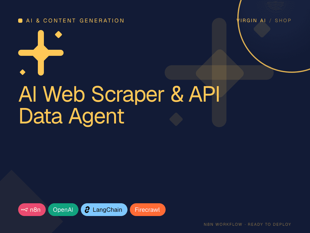 AI Web Scraper & API Data Agent